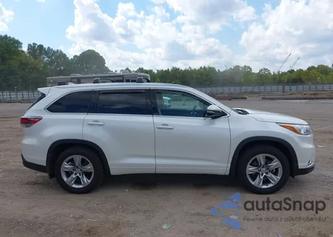 2015 Toyota Highlander Limited Platinum V6 z USA, uszkodzony, nr VIN 5TDDKRFH1FS157068